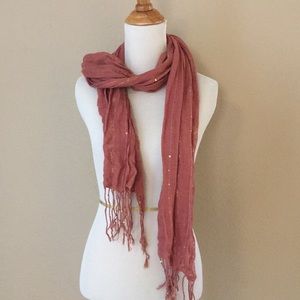Pink and Gold Shimmers scarf/shawl/wrap